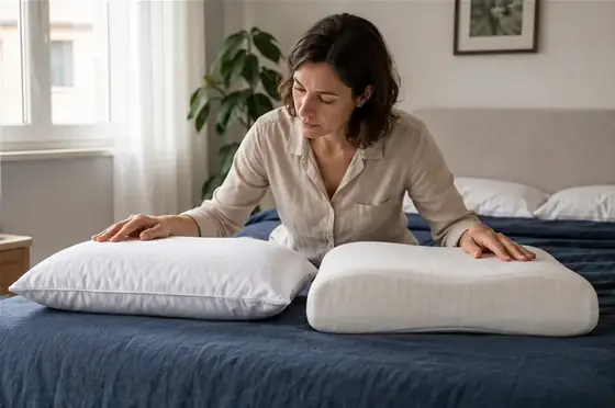Cuscino cervicale: guida onesta a forma, altezza e sostegno