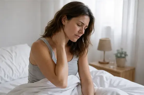 Dolore al collo al risveglio: quando il cuscino può essere un fattore