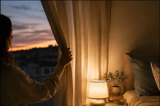 Luce, buio e sonno: progetta il tramonto dentro casa